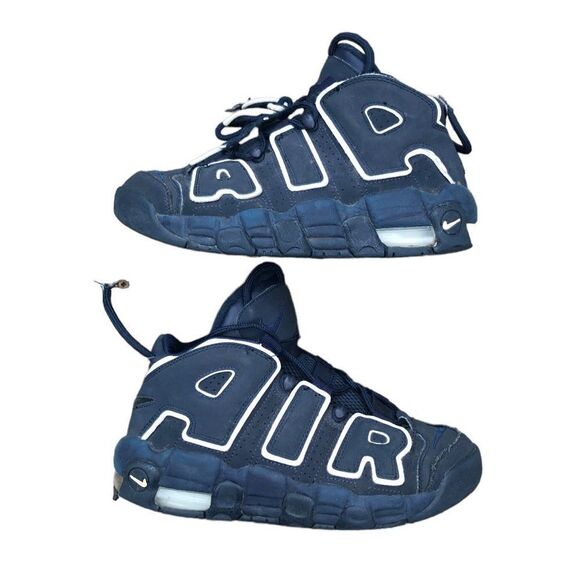 2017 Nike Air More Uptempo Obsidian Size 5 - Picture 3 of 16